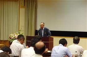 開会挨拶(川口農業研究センター所長)の画像