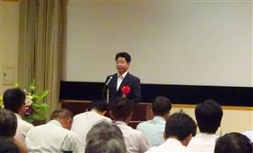来賓挨拶(早田県議会農林水産常任委員会委員長)の画像
