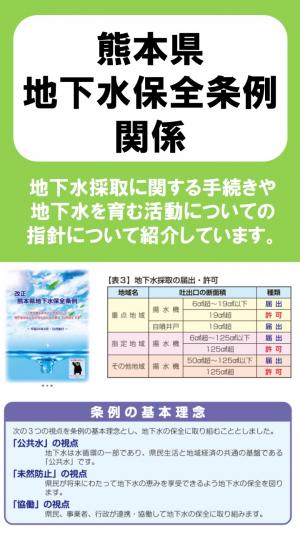熊本県地下水保全条例関係