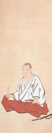 《宮本武蔵像》江戸時代中期（18世紀）熊本県立美術館所蔵