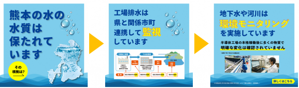 熊本の水の水質は保全されています!