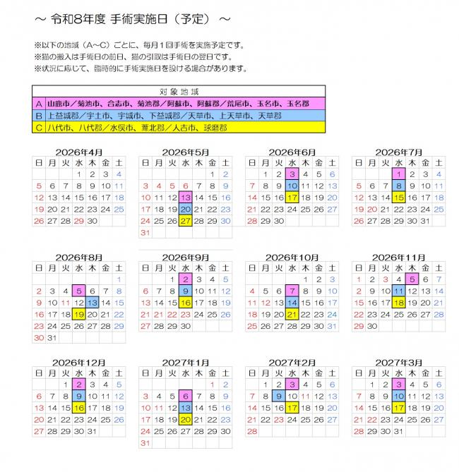 手術予定
