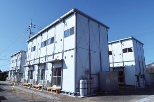2階建て仮設住宅