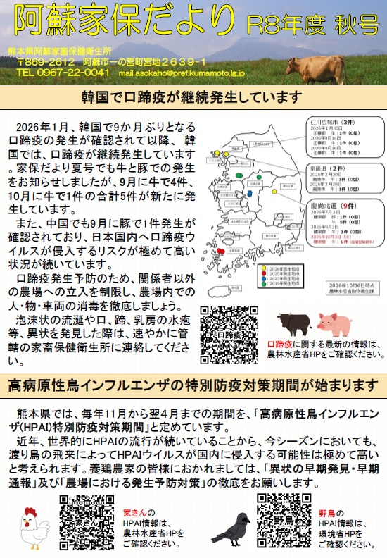 阿蘇家保だより