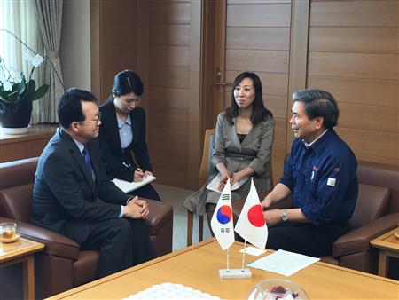 李韓国大使との懇談 李韓国大使との懇談