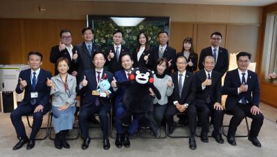 台湾・新竹市 邱 臣遠　副市長　知事表敬