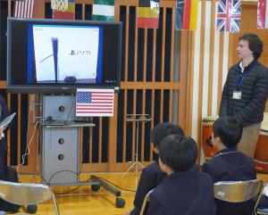 国際交流員派遣事業の様子