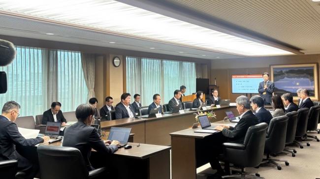 対策本部会議の様子