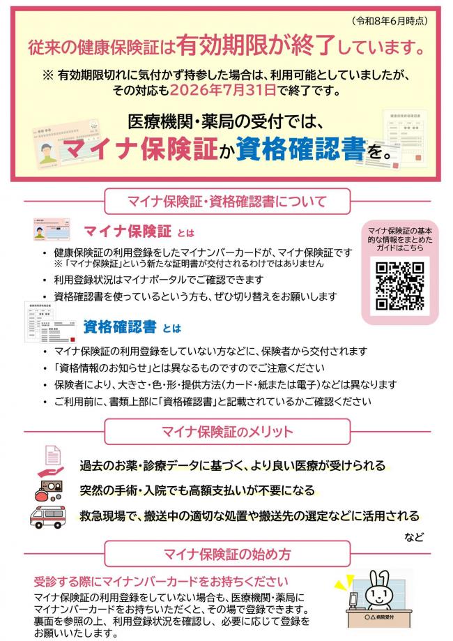 期限切れ周知リーフレット（1）