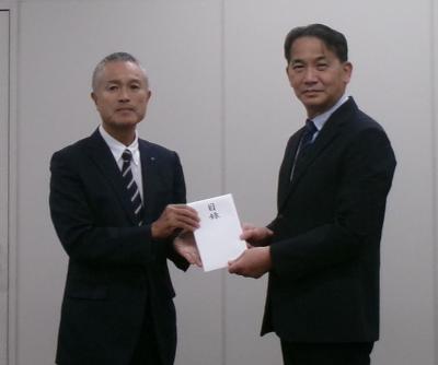 令和8年熊本地震に係る都道府県民共済グループからの義援金贈呈式